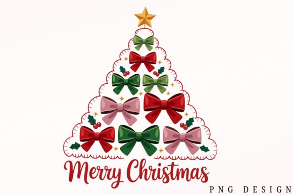 Merry Christmas Bow Tree Yarn PNG: A Designer’s Review