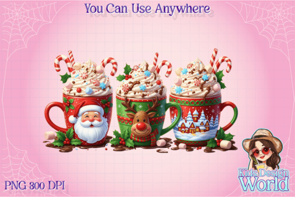 Merry Christmas Coffee Png: Festive Illustrations