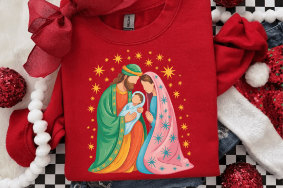 Nativity Scene PNG: Holy Family Illustrations