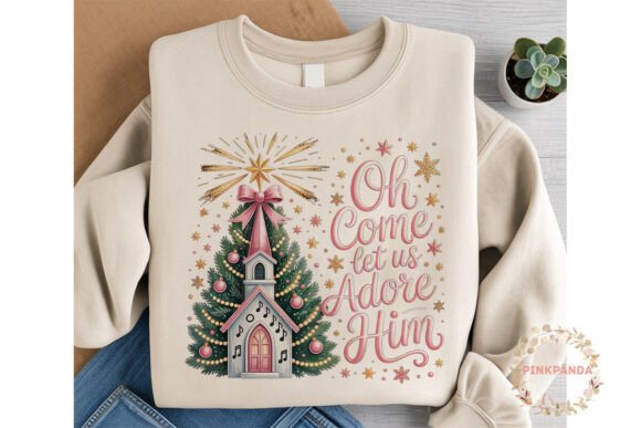Oh Come Adore Him: Festive Illustrations for Branding
