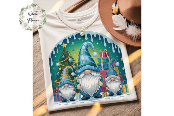 Review: Christmas Gnomes Teal Silver Sublimation