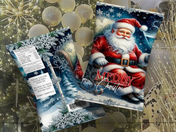 Review: Merry Christmas Santa Chips Bag Illustrations