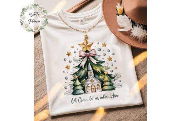 Reviewing Christmas Church Adore Him PNG Clipart for Stitching