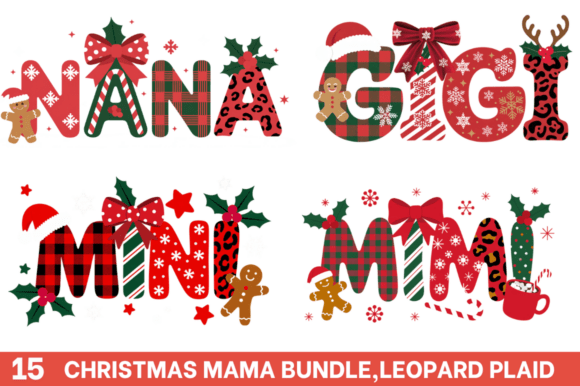 Reviewing Christmas Mama Leopard Plaid Illustrations