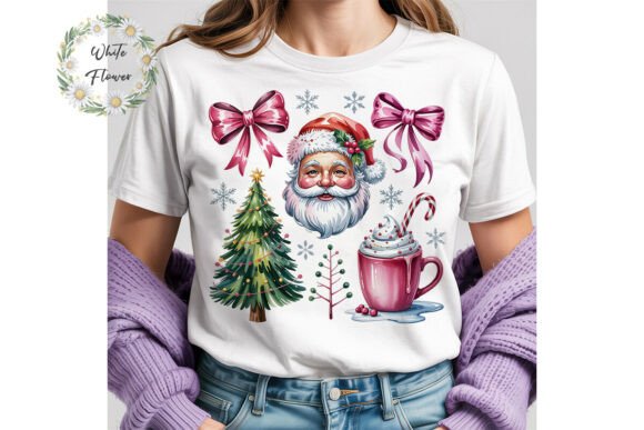 Reviewing Pink Christmas Elements PNG Clipart for Embroidery
