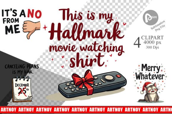 Reviewing the Sarcastic Christmas Clipart Bundle