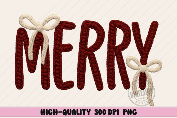 Yarn Coquette Christmas Png Illustrations